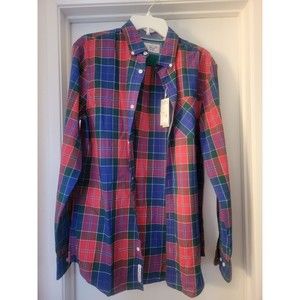New With Tags An Original Penguin by Munsingwear Plaid Dress Shirt Mens Size M